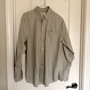 Cutter & Buck, sage green button down.  NWOT  size medium.